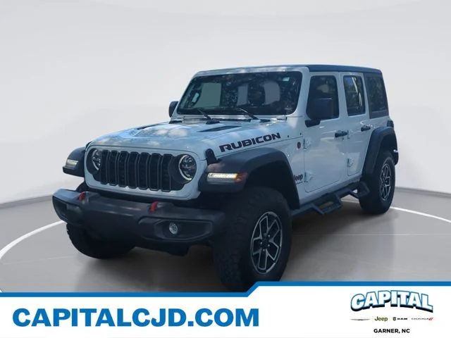 Used 2024 White Jeep Rubicon image 1