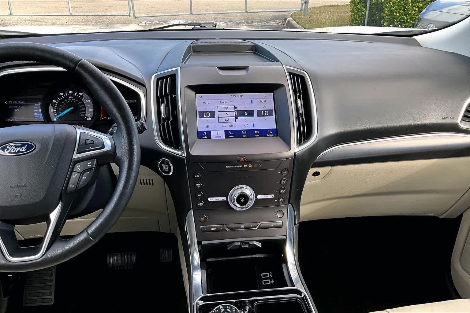 Used 2020 Star White Metallic Tri-Coat Ford Titanium image 7