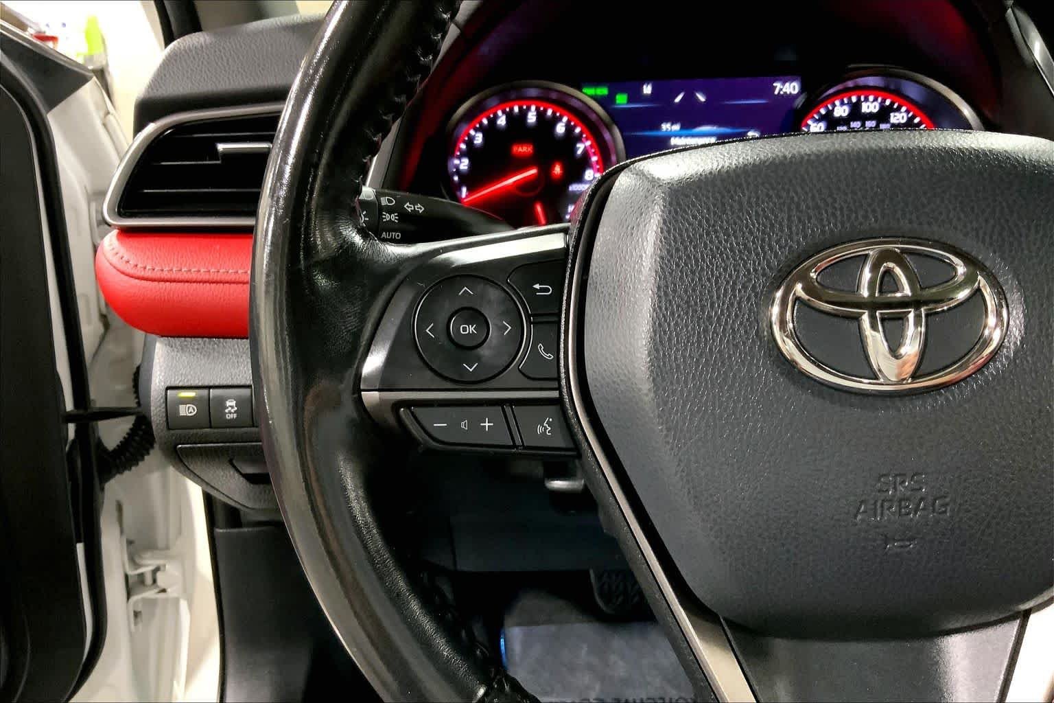 Used 2021 Wind Chill Pearl Toyota XSE image 24