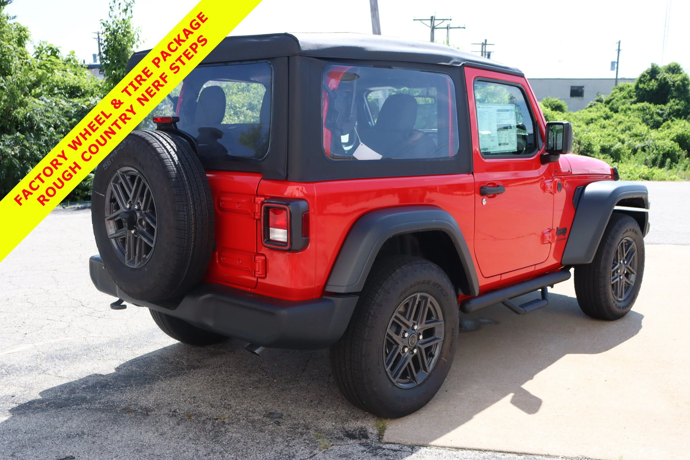New 2026 Firecracker Red Clear-Coat Exterior Paint Jeep Sport image 7