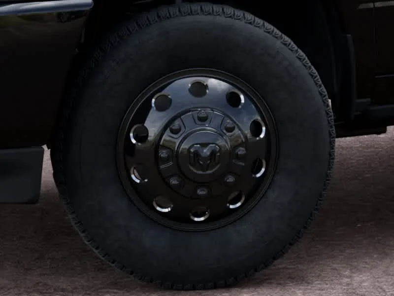 New 2027 Diamond Black Crystal Pearl-Coat Exterior Paint RAM Laramie image 8