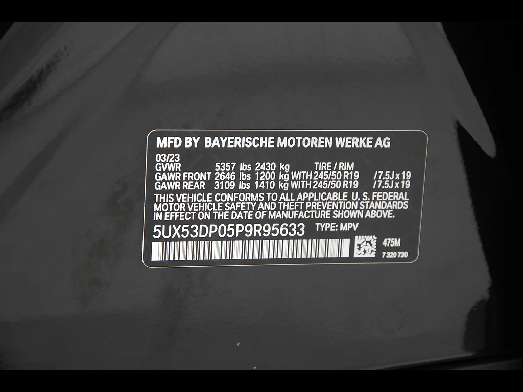 Certified Used 2023 Black Sapphire Metallic BMW xDrive30i image 24