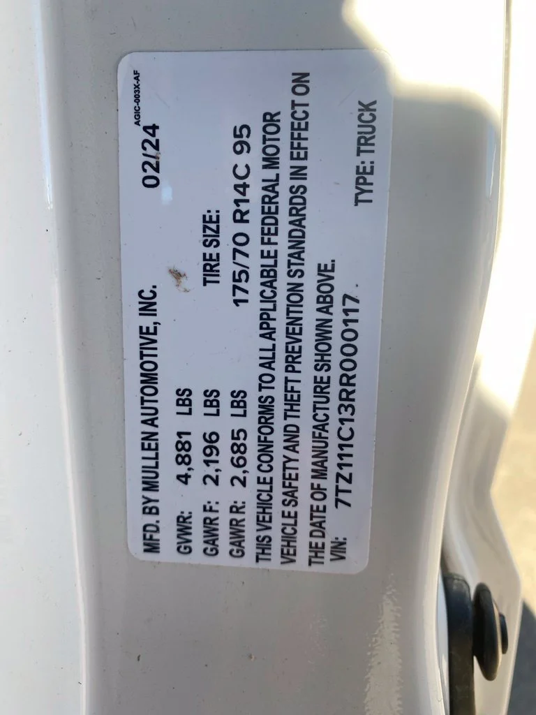 Used 2024 White MULLEN  image 24