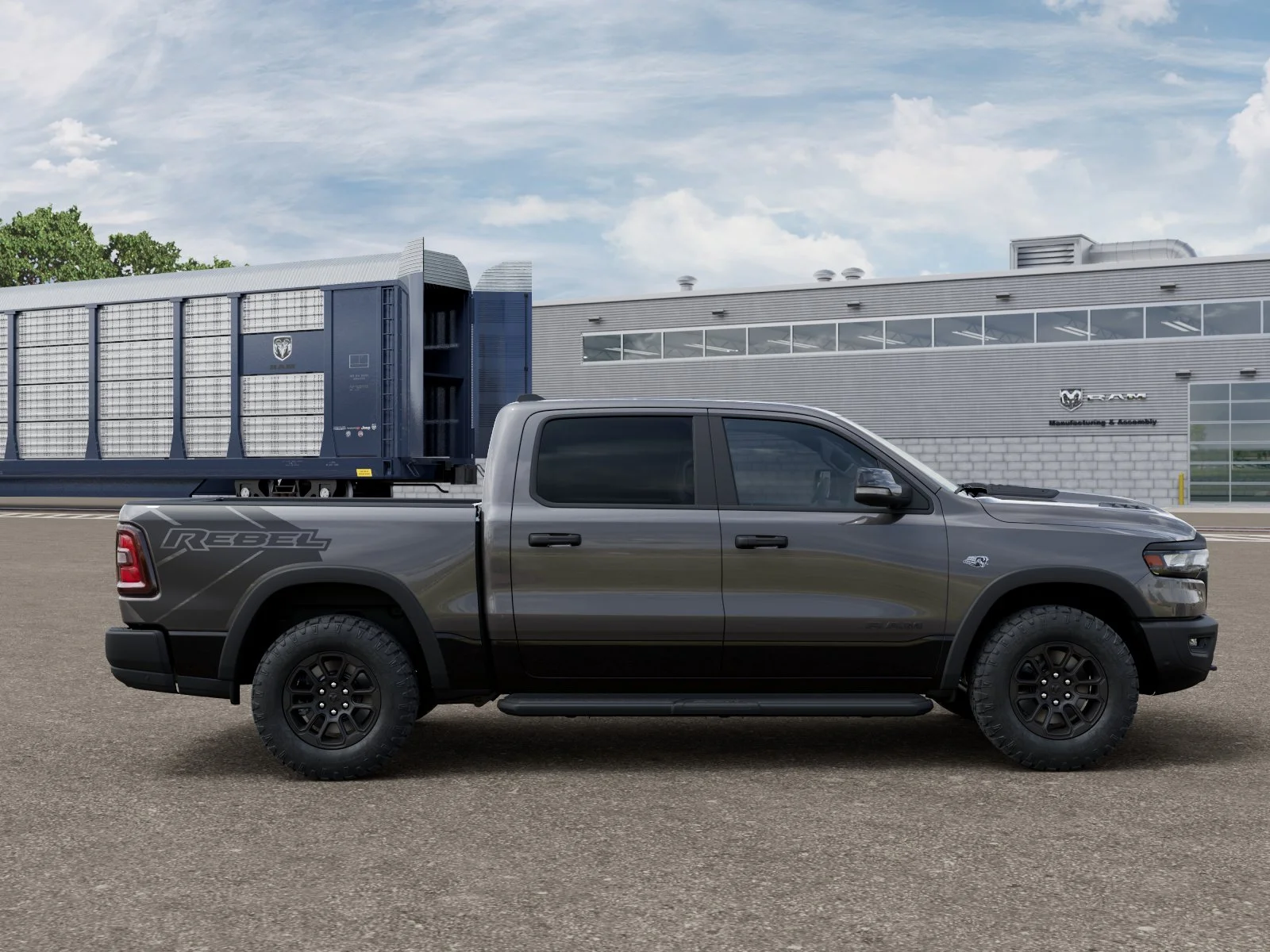 New 2026 Granite Crystal Metallic Clear-Coat Exterior Paint RAM Rebel image 12