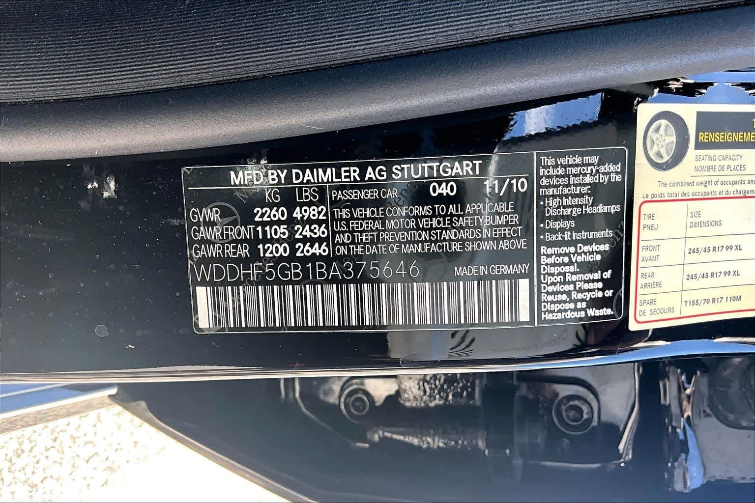 Used 2011 Black Mercedes-Benz E 350 Sport image 36