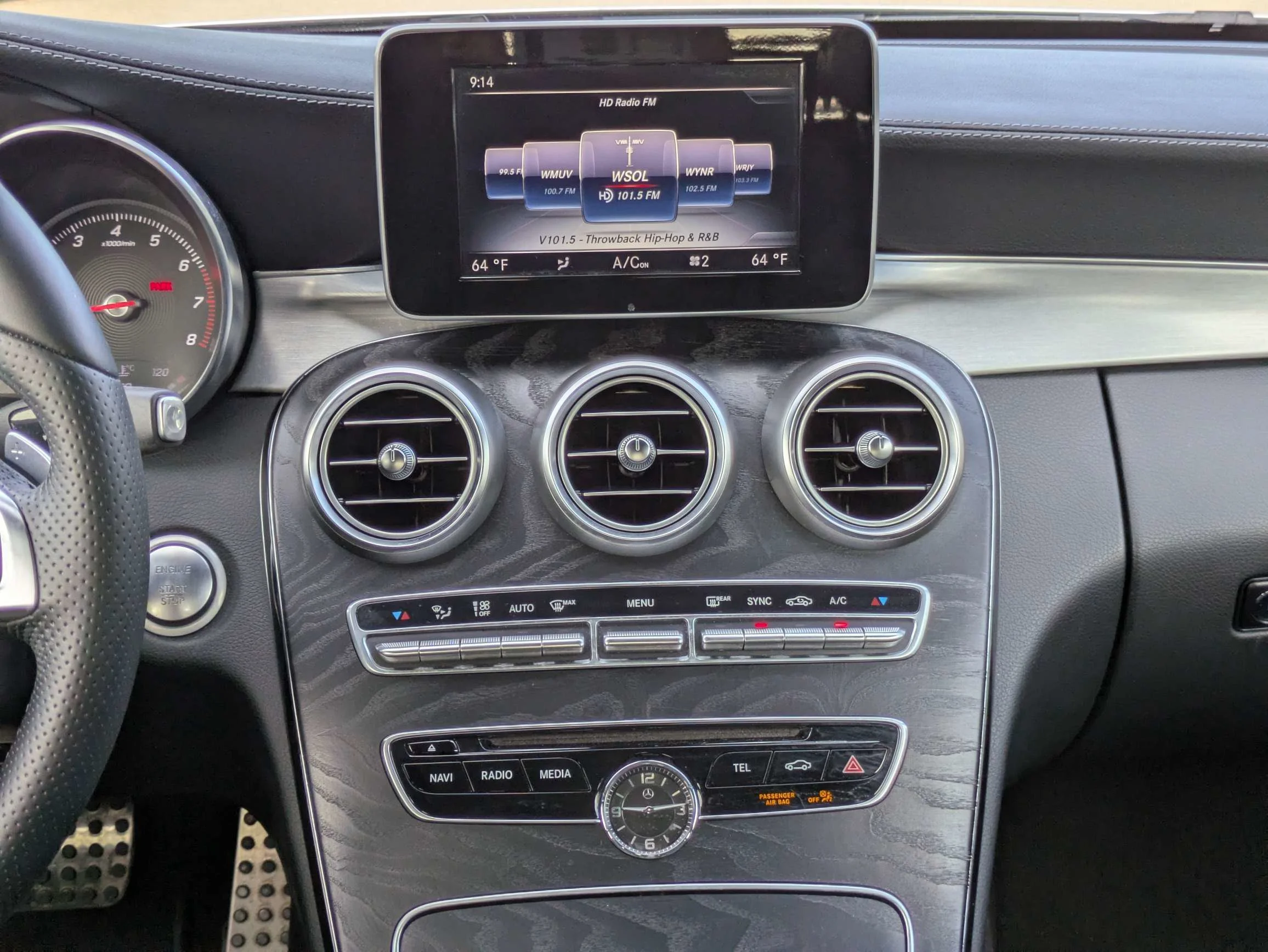 Certified Used 2017 Diamond Silver Metallic Mercedes-Benz Coupe w/Panoramic Moonroof, Pre-Collision Assist, Drive Modes, & Bluetooth image 14