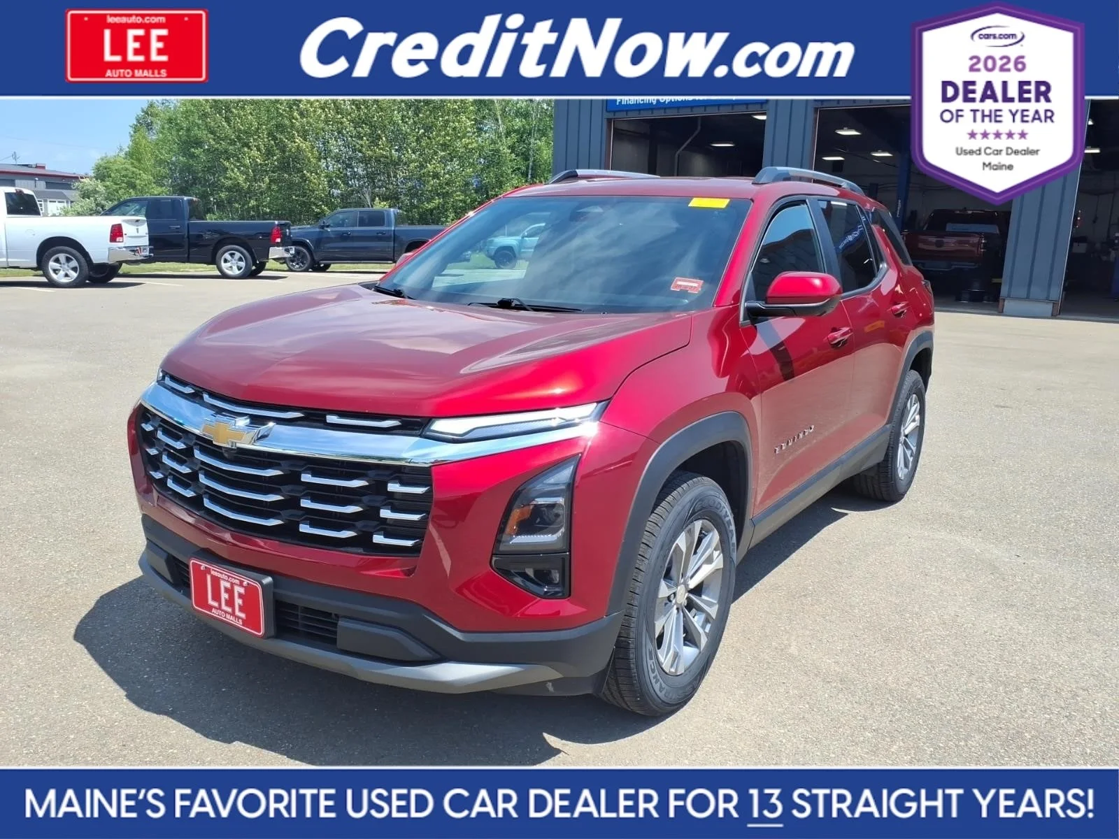 Used 2025 Radiant Red Chevrolet LT image 1