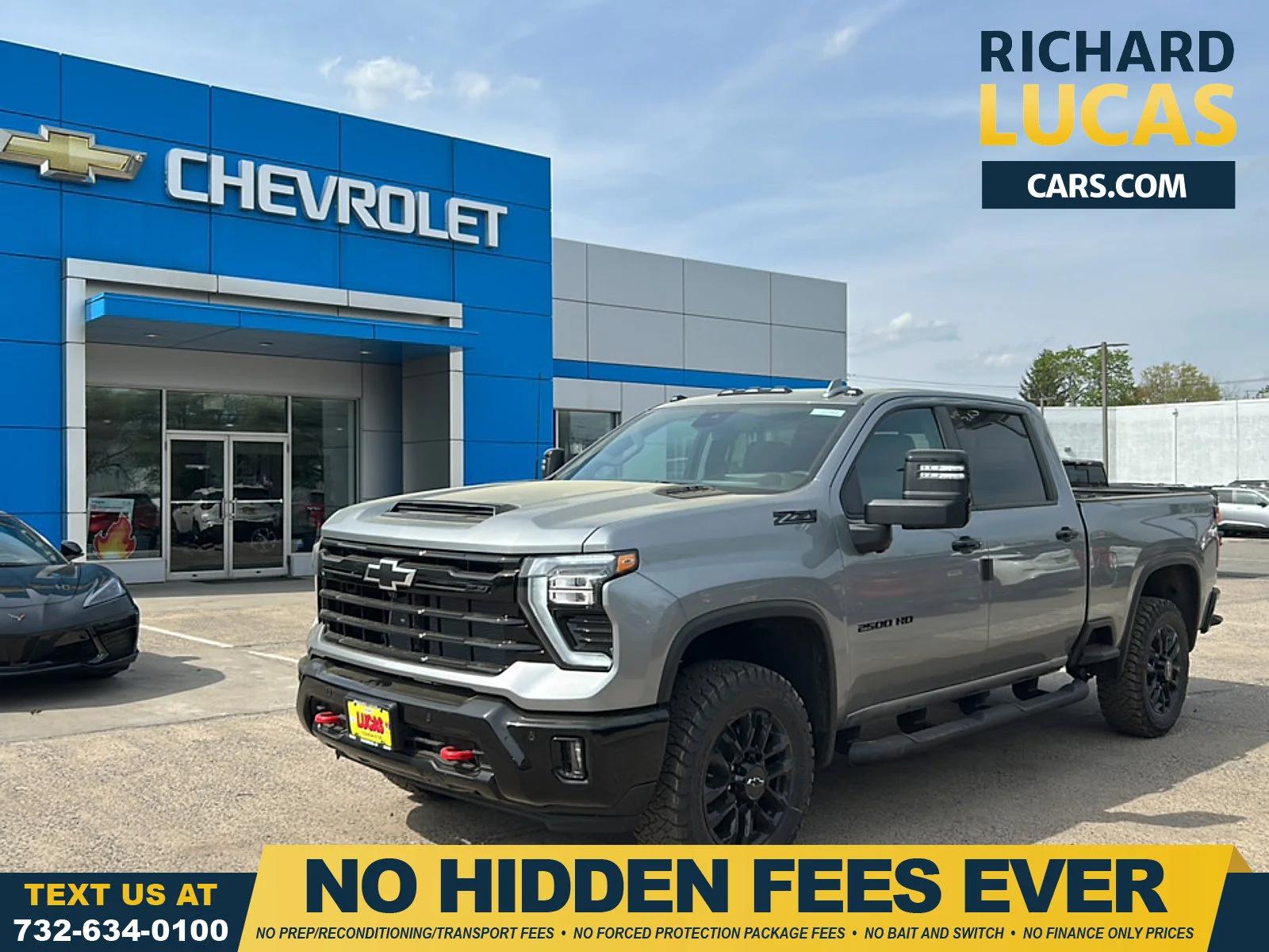 Sterling Gray Metallic 2026 Chevrolet Silverado 2500HD LTZ Crew Cab 4WD Pickup Truck Four-Wheel Drive