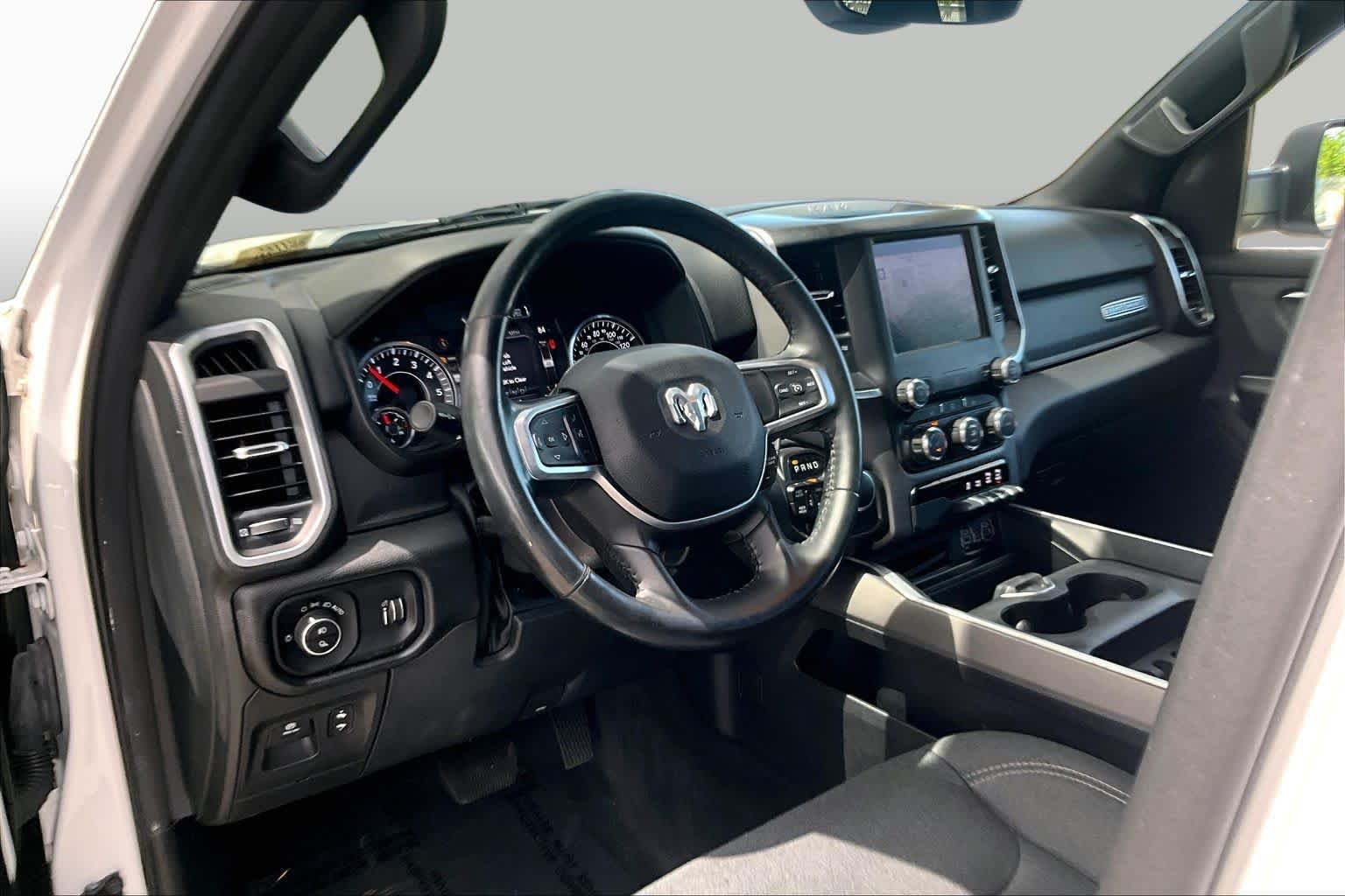 Used 2022 Bright White Clearcoat Ram Big Horn image 17