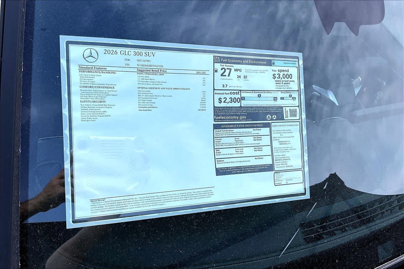 New 2026 Polar White Mercedes-Benz GLC 300 image 22