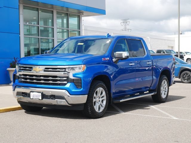 Used 2022 Chevrolet Silverado 1500 LTZ with VIN 3GCUDGED8NG524106 for sale in Roseville, Minnesota