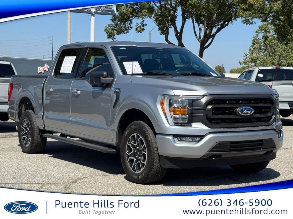 Used 2023 Silver Metallic Ford XLT image 1