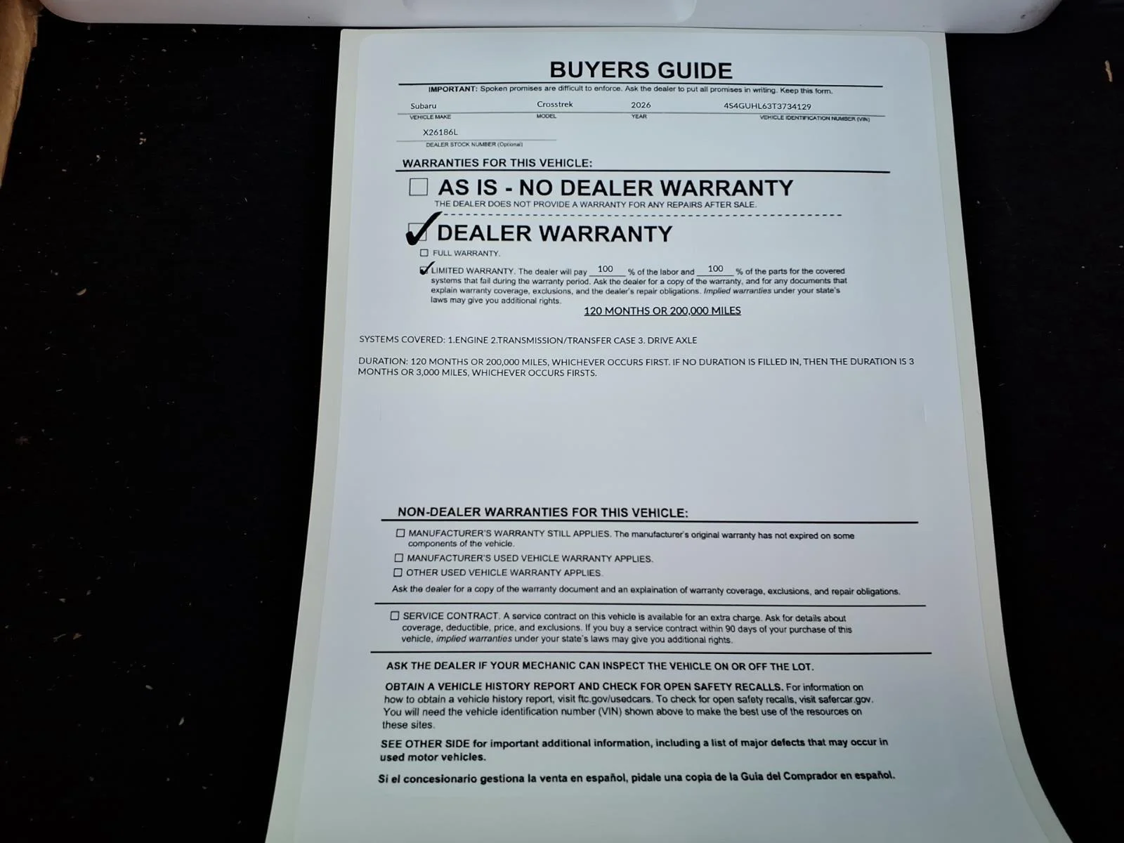Certified Used 2026 Magnetite Gray Metallic Subaru Limited image 35