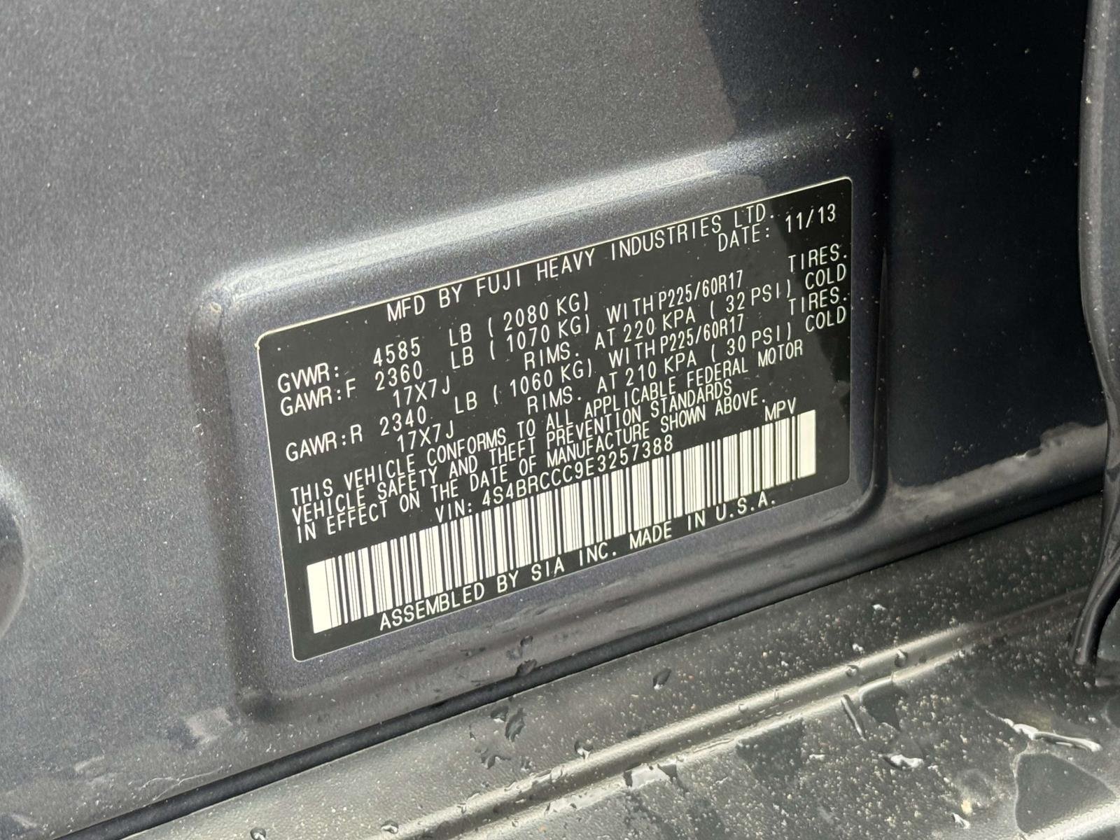 Used 2014 Carbide Gray Metallic Subaru 2.5i Premium image 26