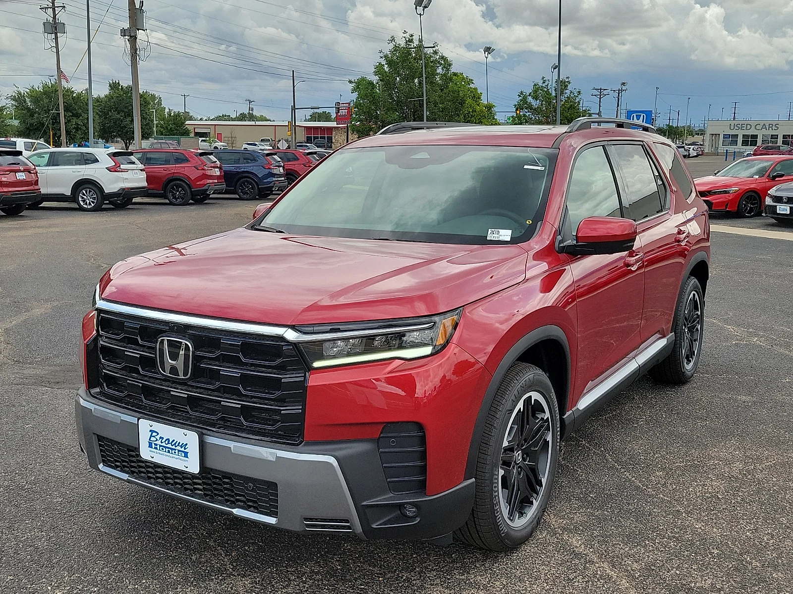 New 2026 Radiant Red Metallic II Honda Touring image 4