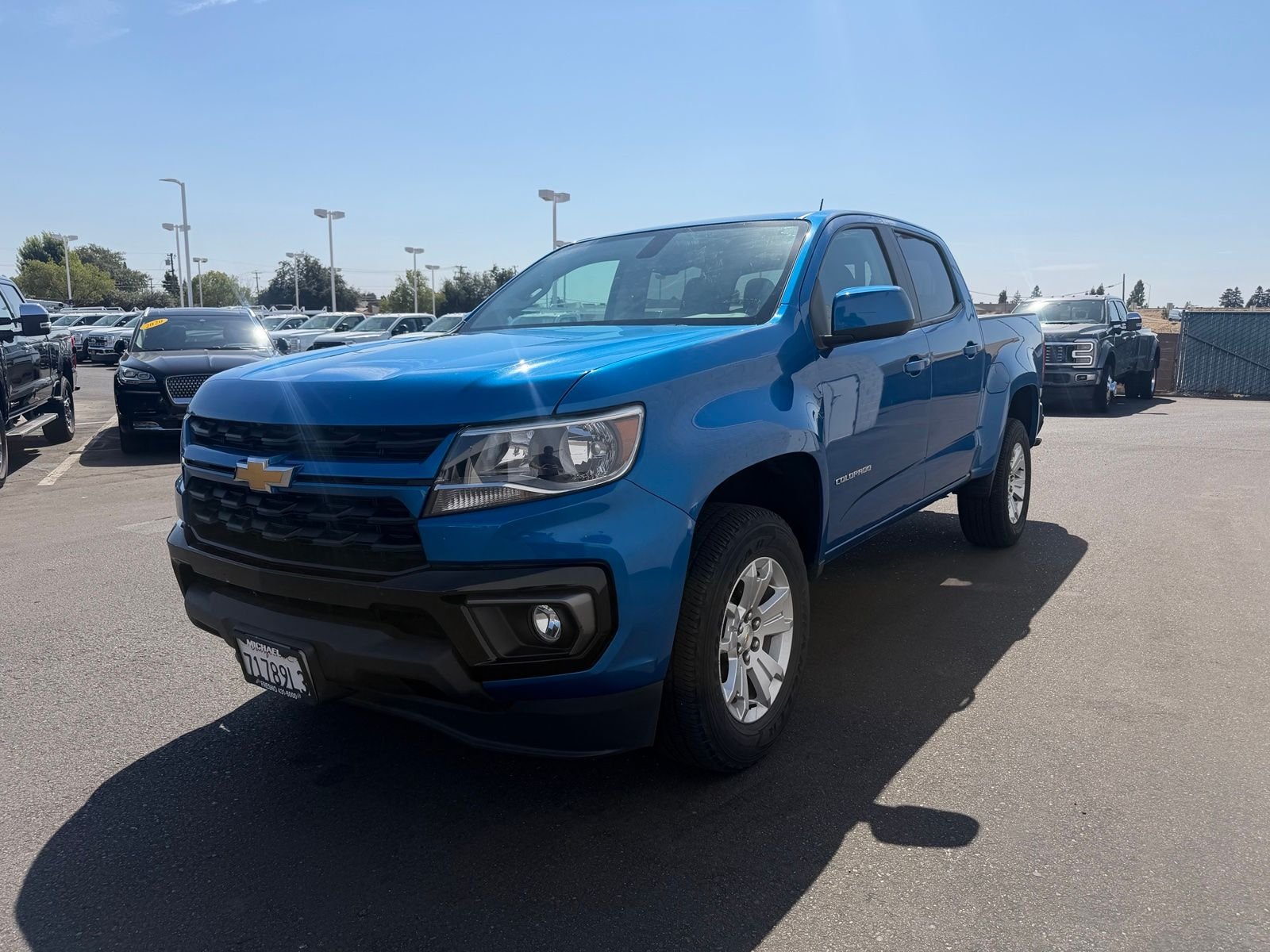 Used 2022 Blue Chevrolet LT image 7