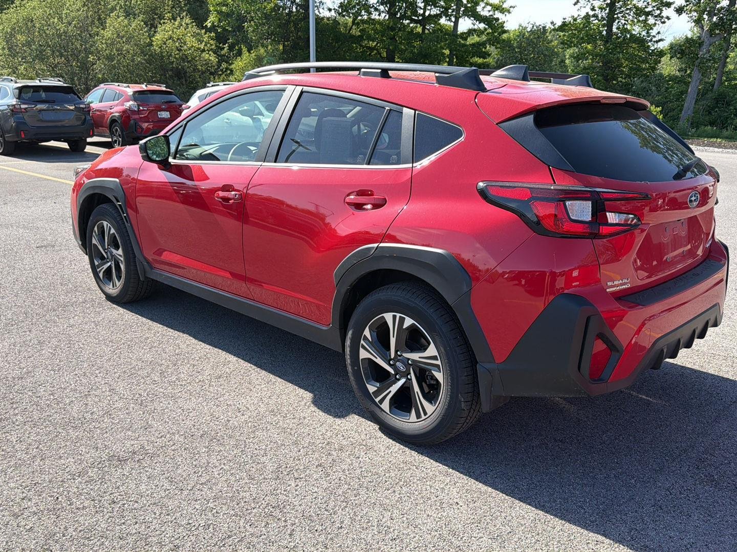 Used 2025 Pure Red Subaru Premium image 4