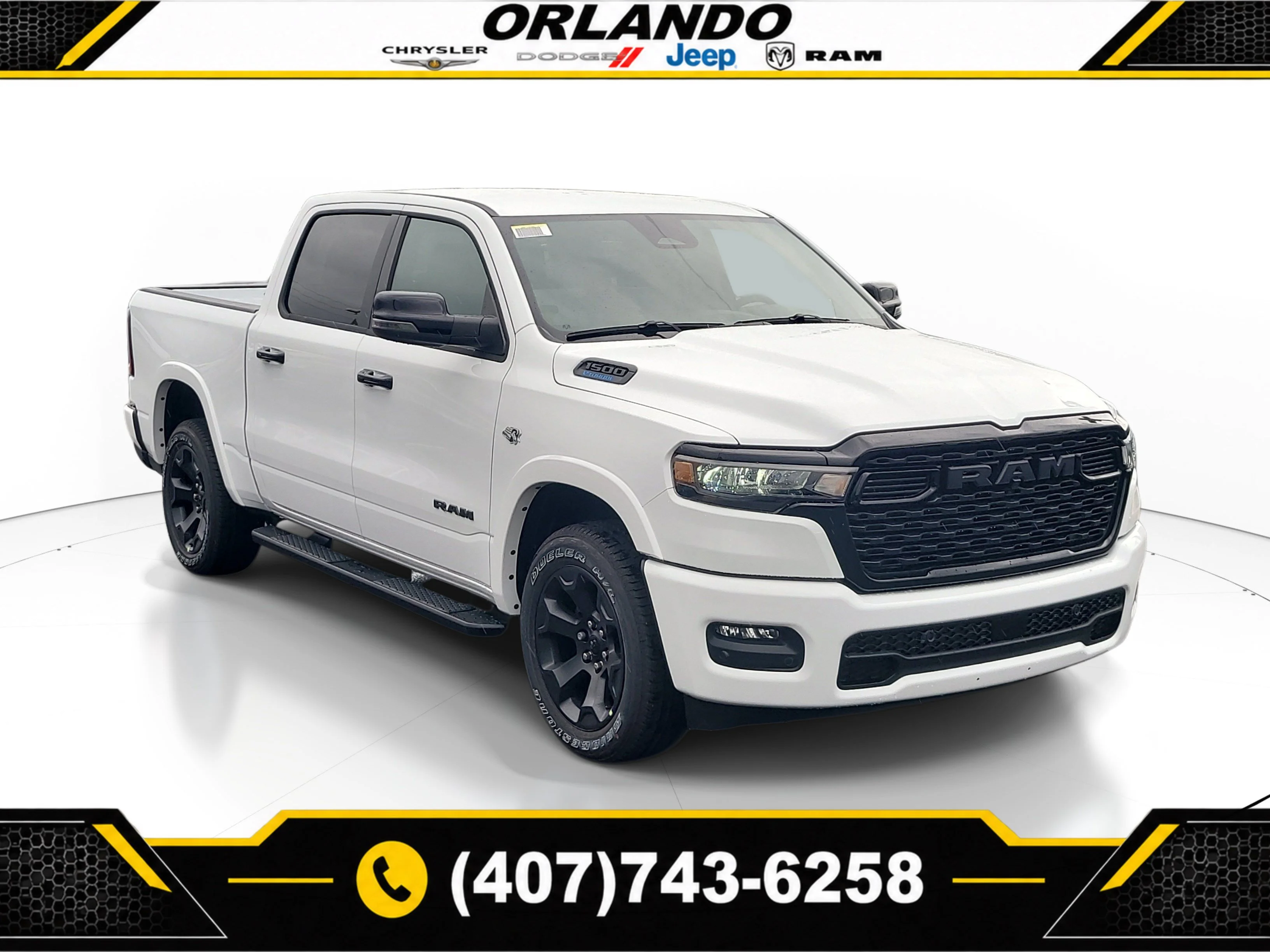 New 2026 Bright White Clearcoat Ram Big Horn/Lone Star image 1
