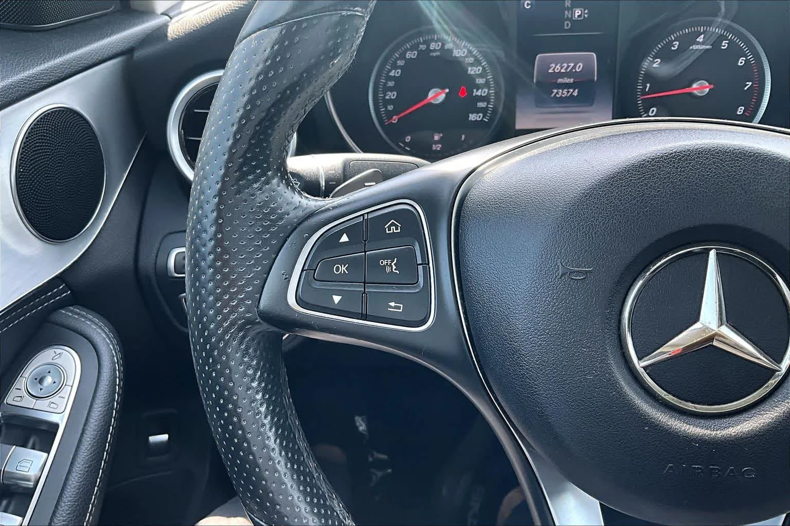 Used 2015 Obsidian Black Metallic Mercedes-Benz C 300 image 46