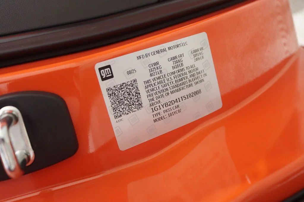 Used 2026 Orange Chevrolet Stingray image 37