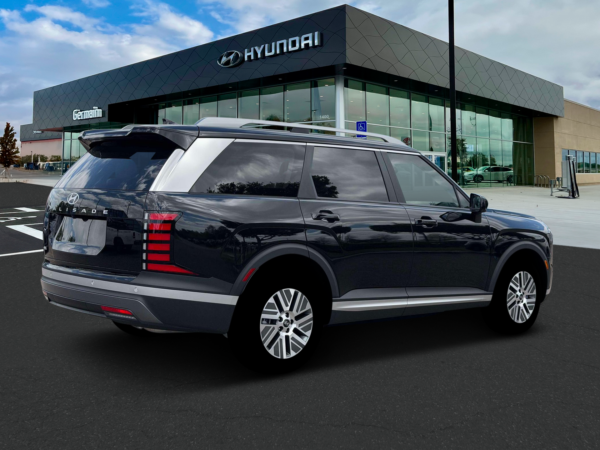 New 2026 Abyss Black Pearl Hyundai Blue SEL 7P image 8