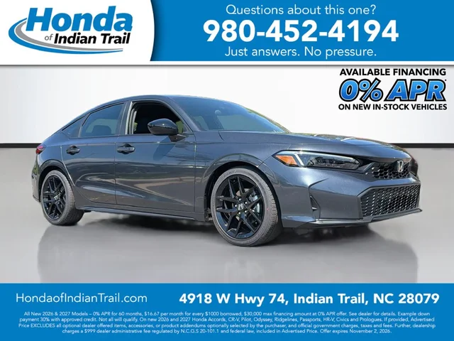 2026 Honda Civic Hatchback Sport