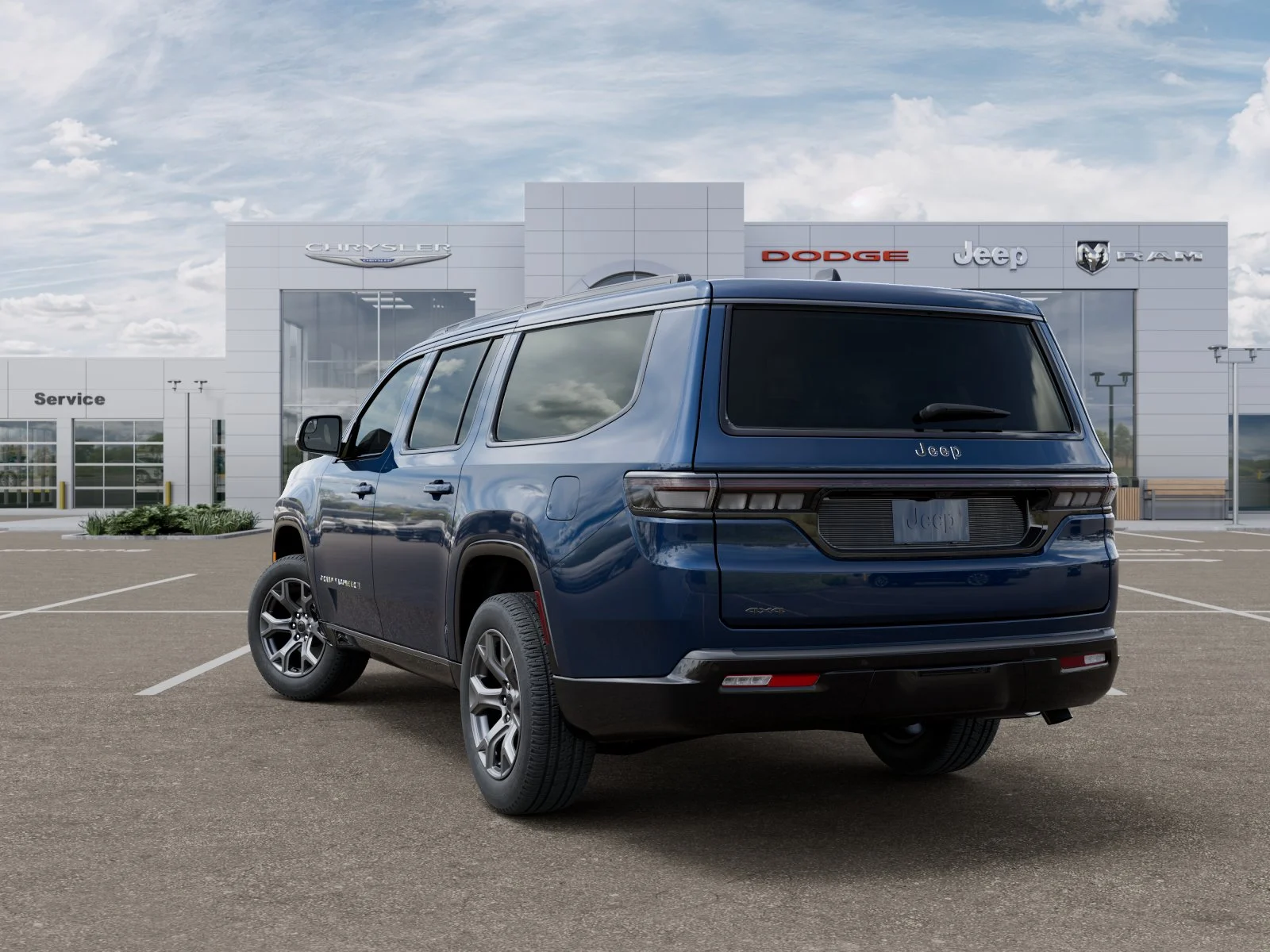 New 2026 Fathom Blue Pearl-Coat Exterior Paint Jeep Limited Altitude image 3