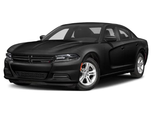 Used 2021 Pitch Black Clearcoat Dodge SXT image 1