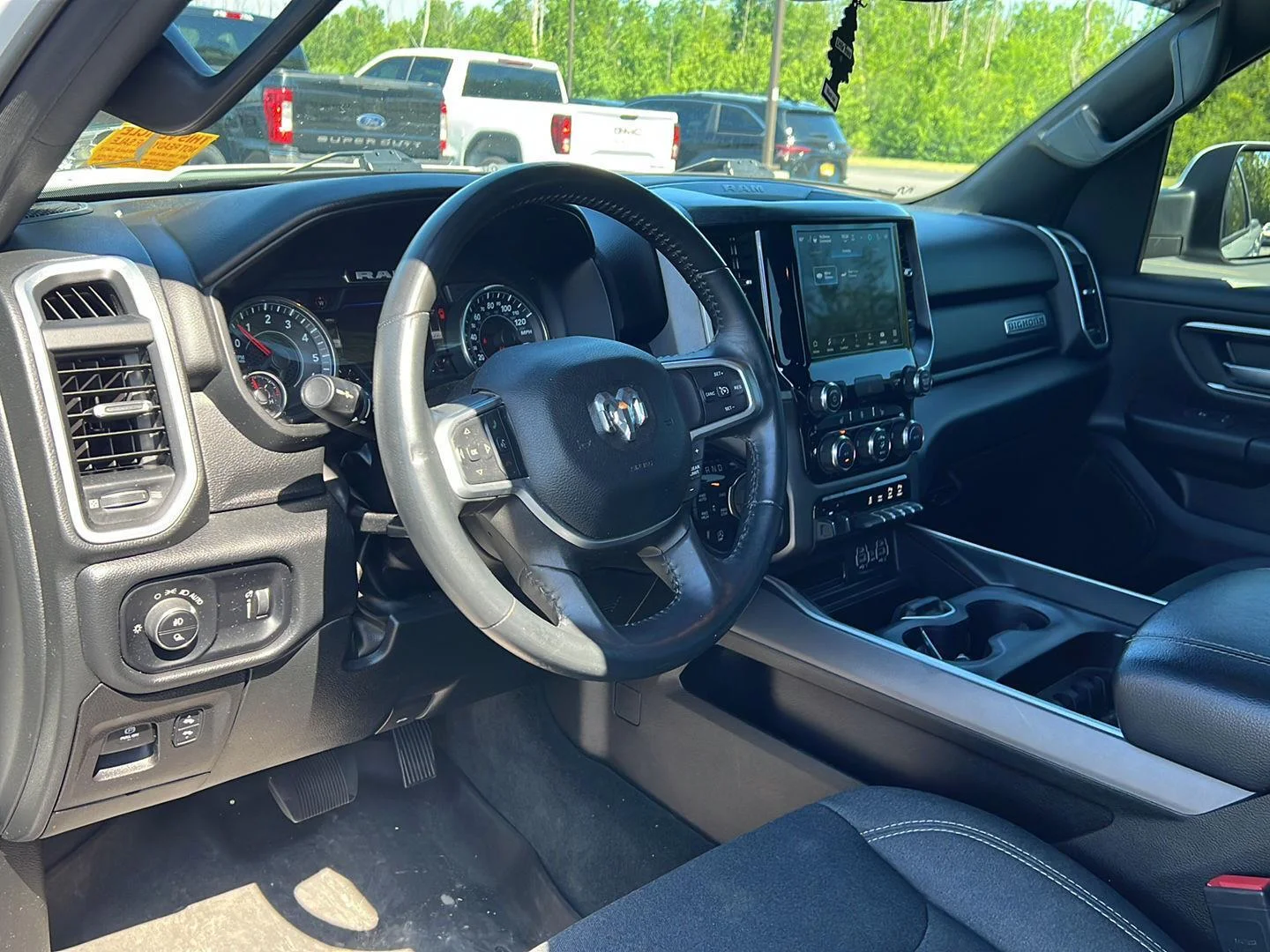 Used 2022 Bright White Clearcoat Ram Big Horn image 4