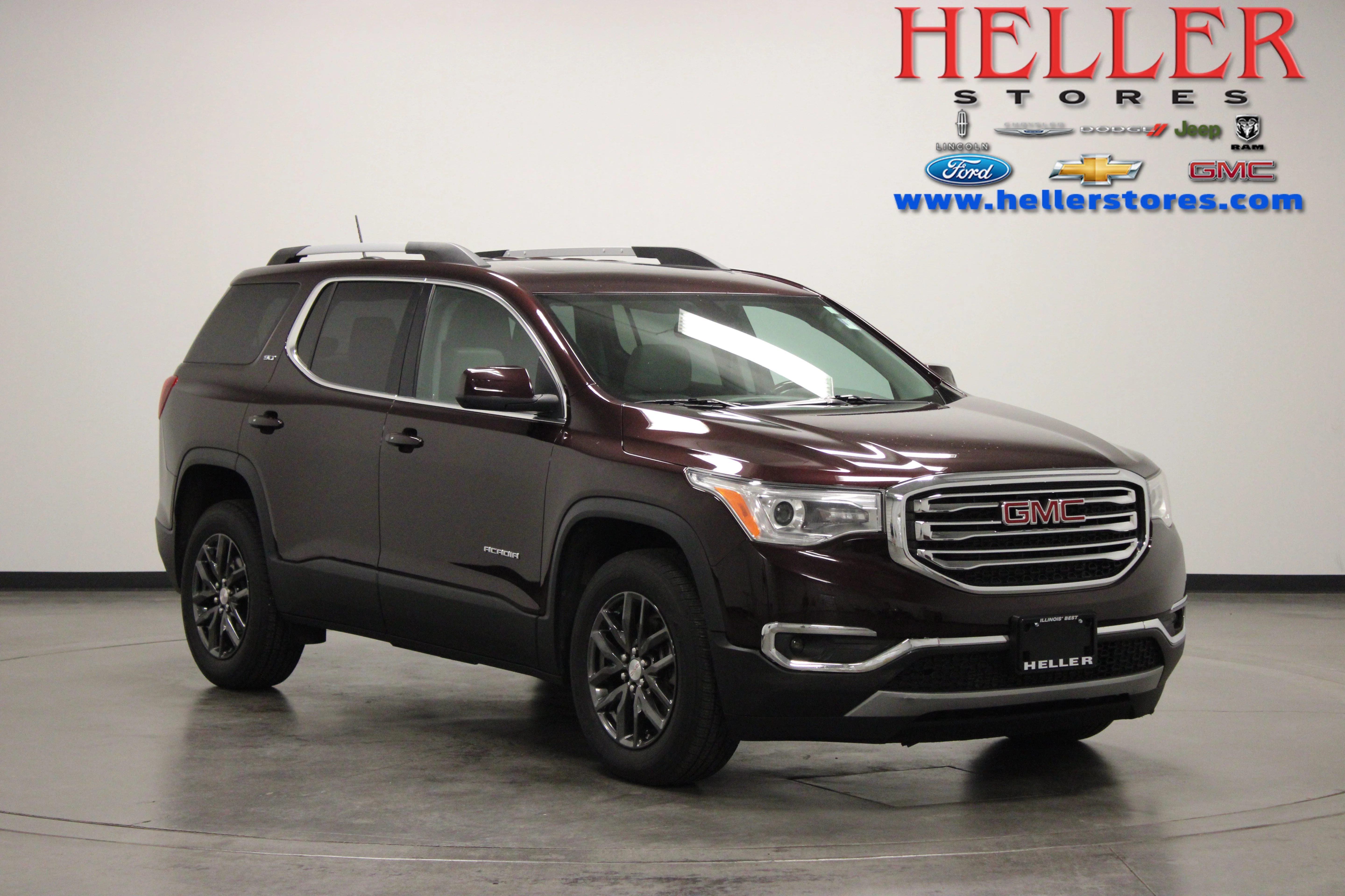 Used 2018 Black Cherry Metallic GMC SLT-1 image 1