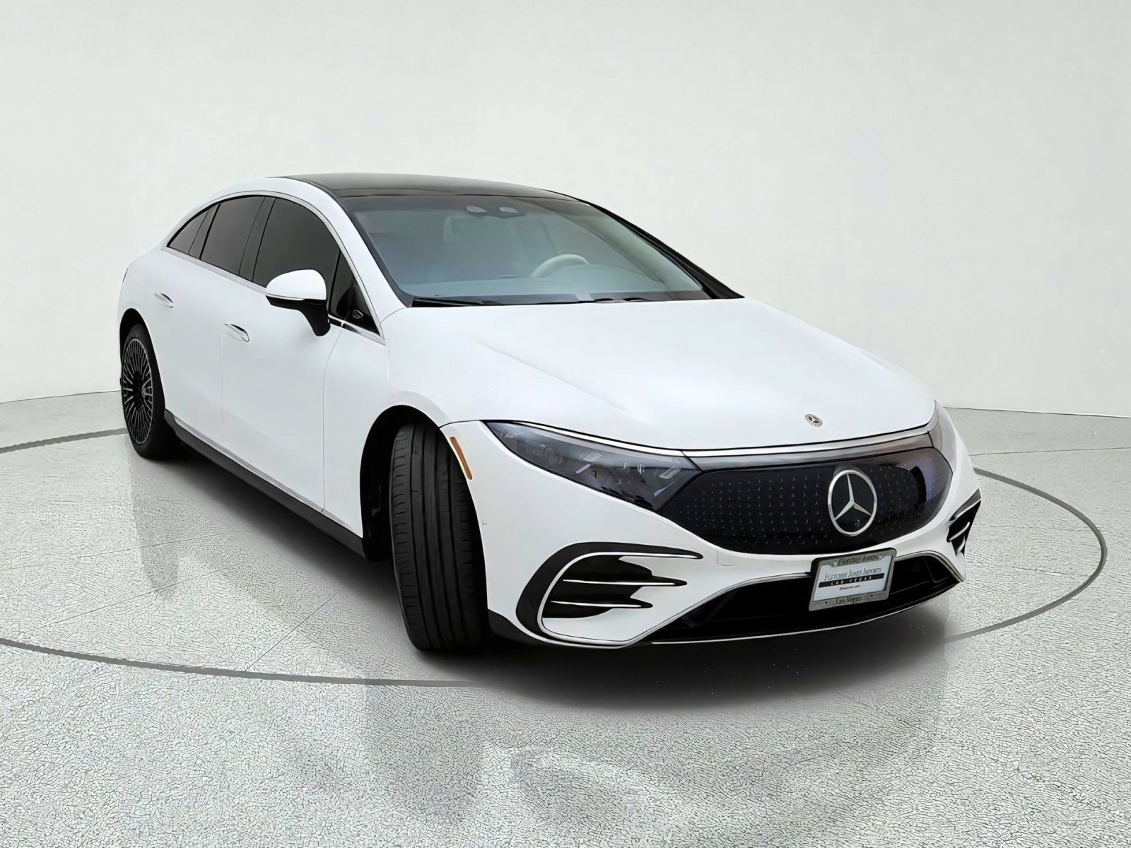 Certified Used 2024 Polar White Mercedes-Benz EQS 450+ image 4
