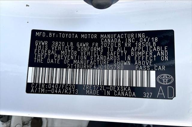 Certified Used 2018 ICE CAP Toyota  image 31