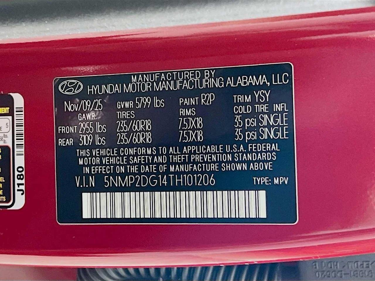 New 2026 Ultimate Red Hyundai SEL image 21