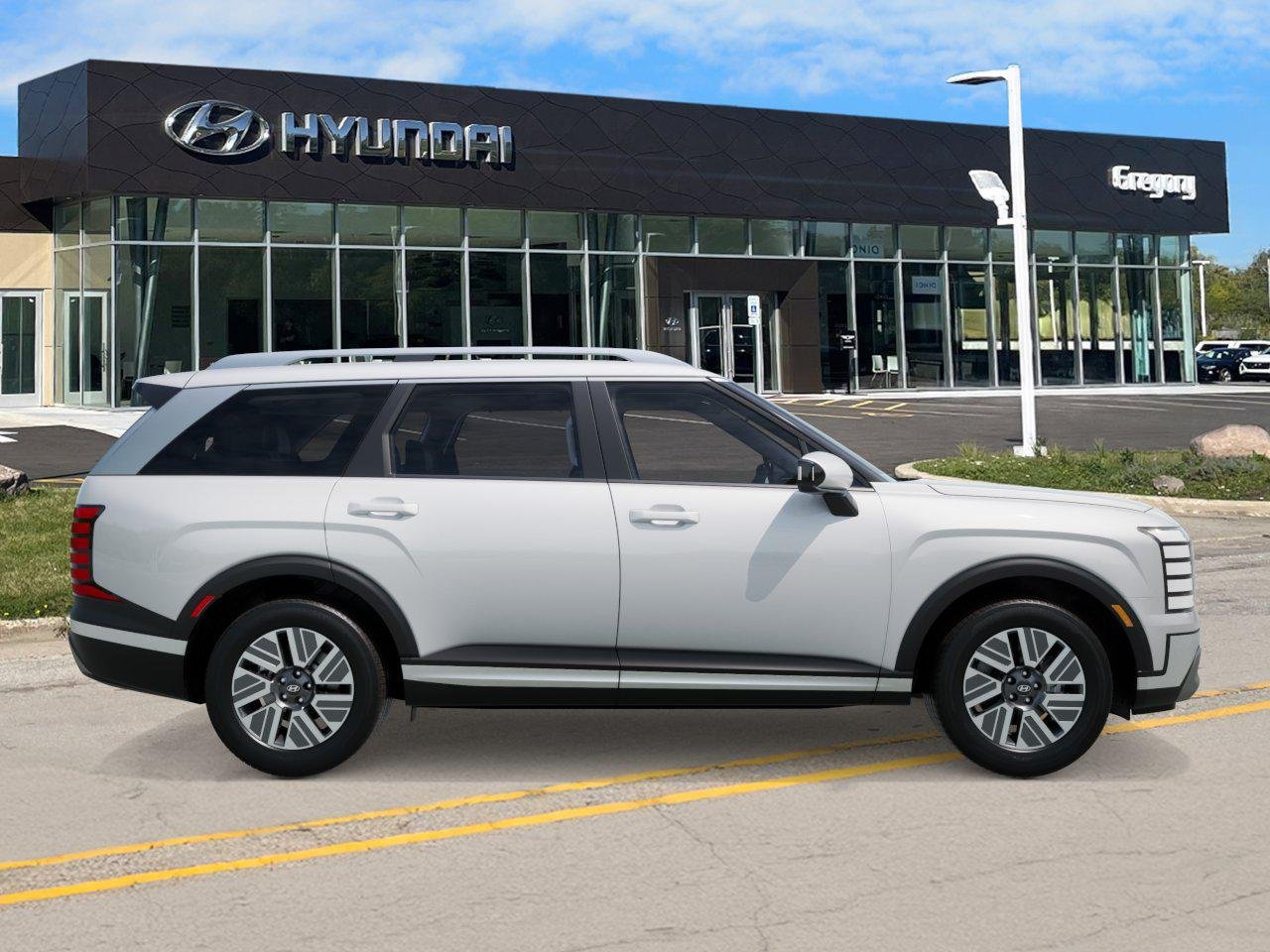 New 2027 Creamy White Pearl Hyundai SEL 7P image 7