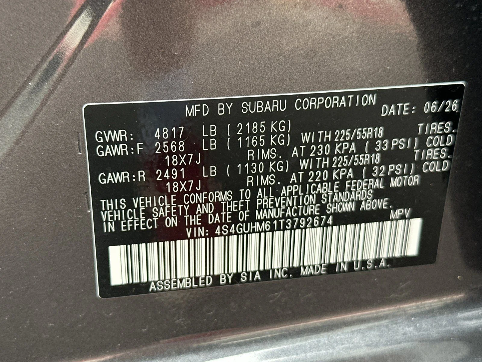 New 2026 MAGNETITE GRAY PEARL Subaru Limited image 28