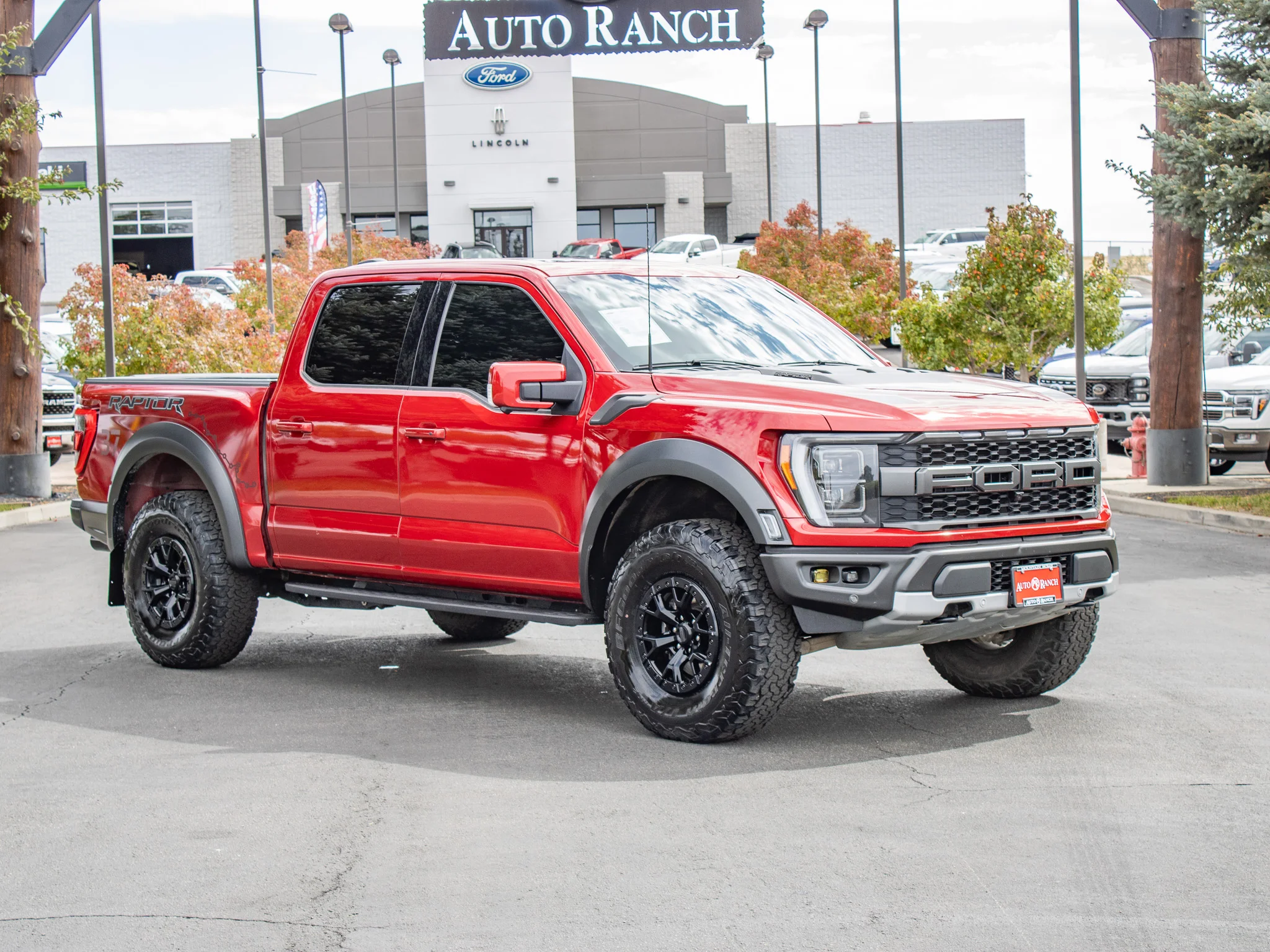 Used 2023 Rapid Red Metallic Tinted Clearcoat Ford Raptor image 2