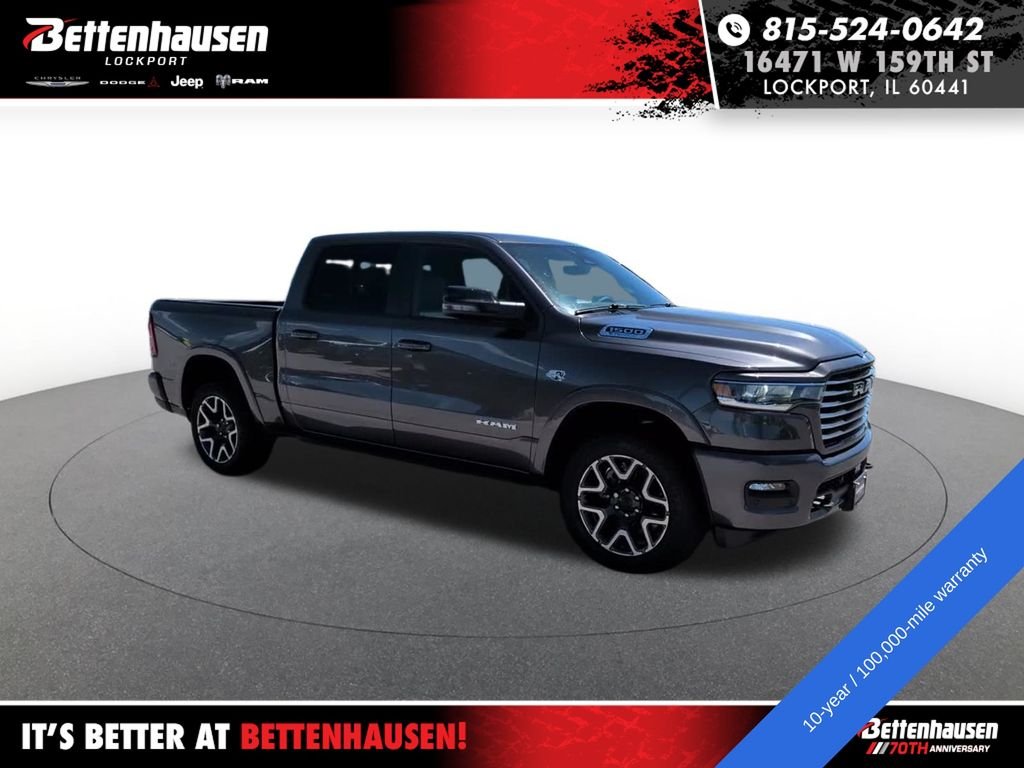 New 2026 Granite Crystal Metallic Clear-Coat Exterior Paint RAM LARAMIE image 4