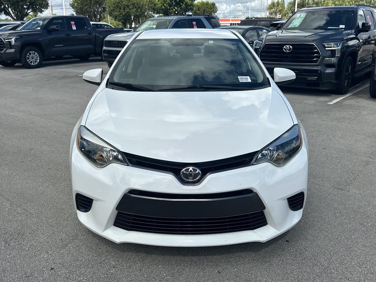 Used 2015 Toyota Corolla LE with VIN 2T1BURHE7FC447358 for sale in Homestead, FL