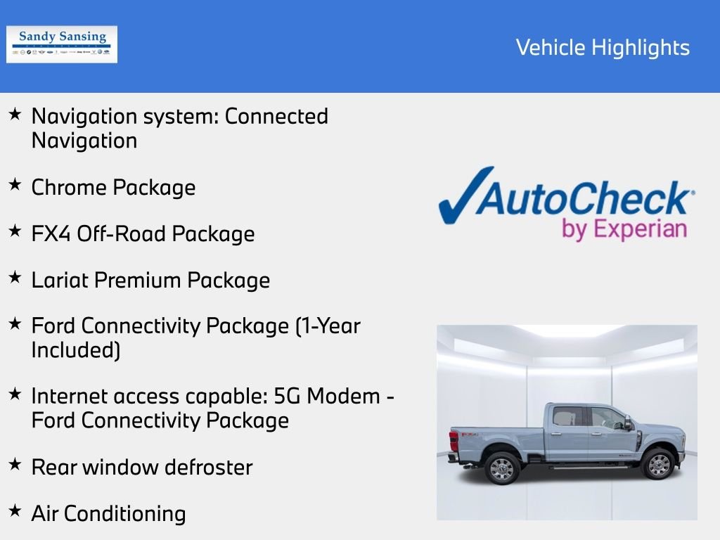 New 2026 Glacier Gray Metallic Tri-Coat Ford F-250® Lariat® image 9