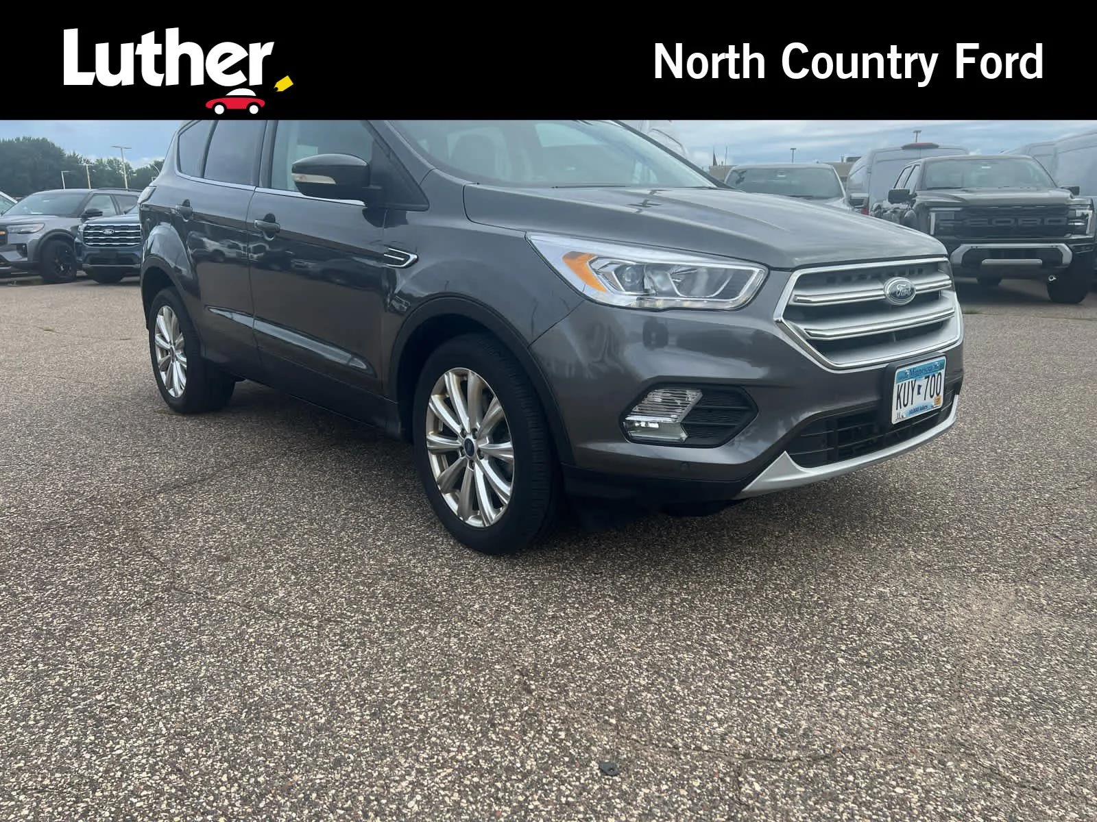 Used 2017 Magnetic Metallic Ford Titanium image 1