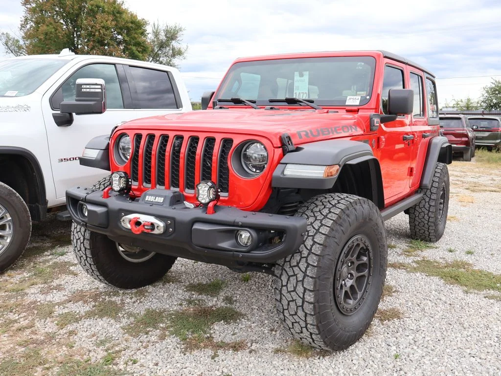 Used 2021 Red Jeep Unlimited Rubicon image 2