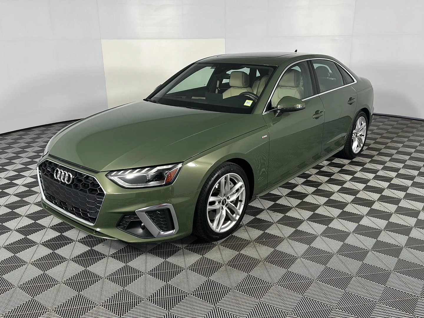 Used 2024 District Green Metallic Audi S line Premium image 13