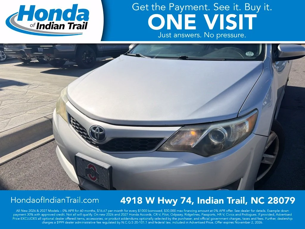 Used 2012 Toyota Camry SE with VIN 4T1BF1FK7CU197506 for sale in Indian Trail, NC