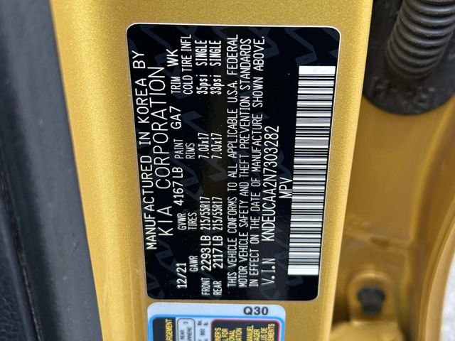 Used 2022 Yellow Kia S image 30