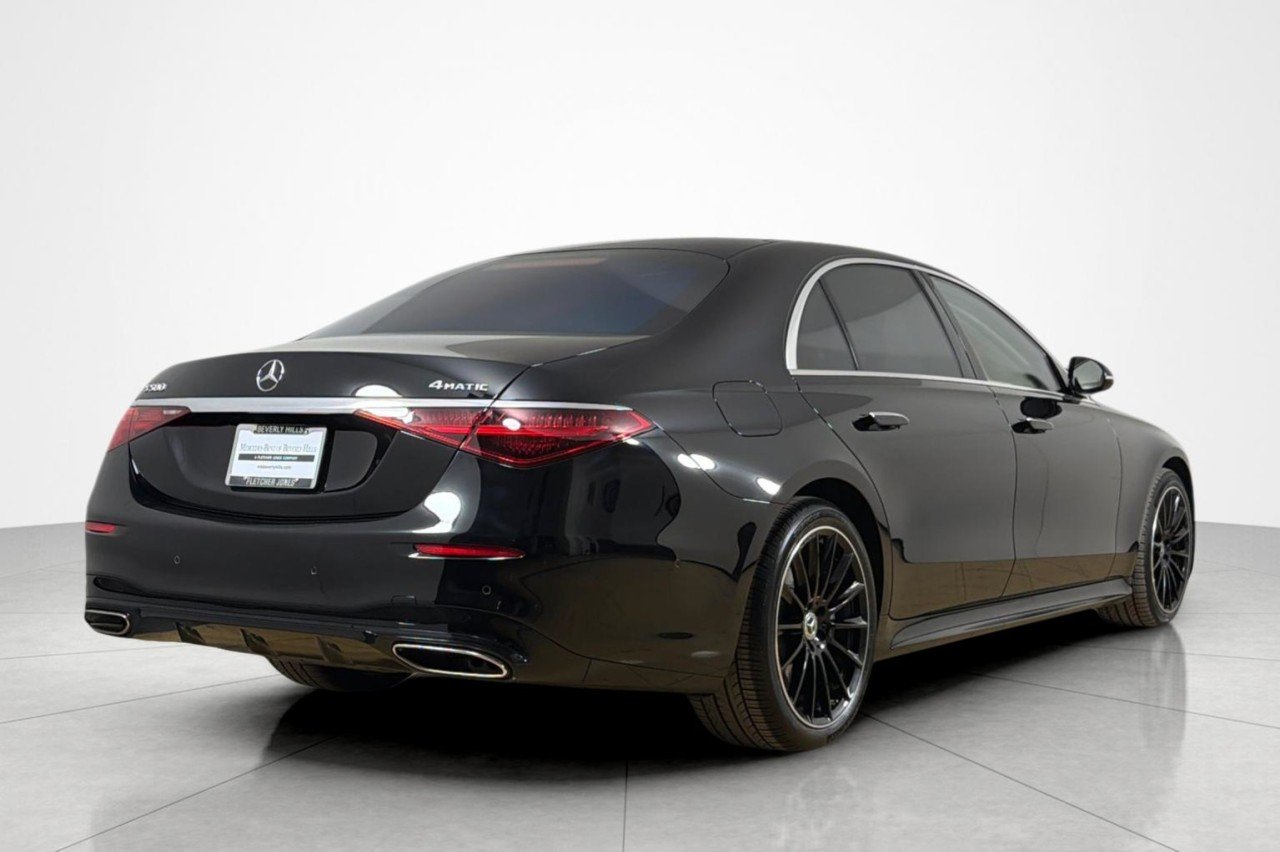 Certified Used 2022 Black Mercedes-Benz S 580 image 5