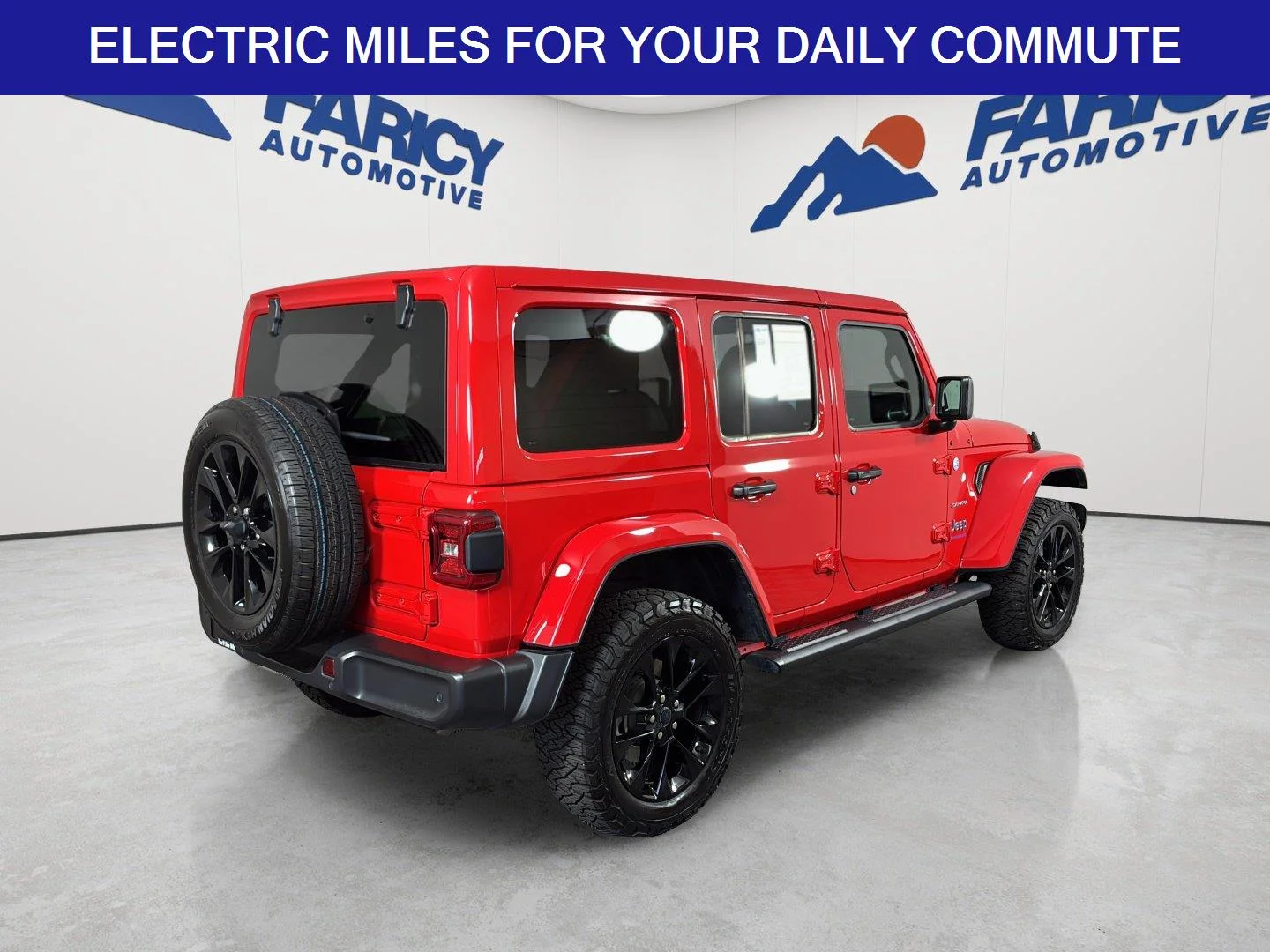Used 2024 Firecracker Red Clearcoat Jeep Sahara image 5