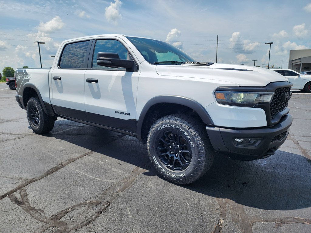 Used 2025 Bright White Clearcoat Ram Rebel image 3