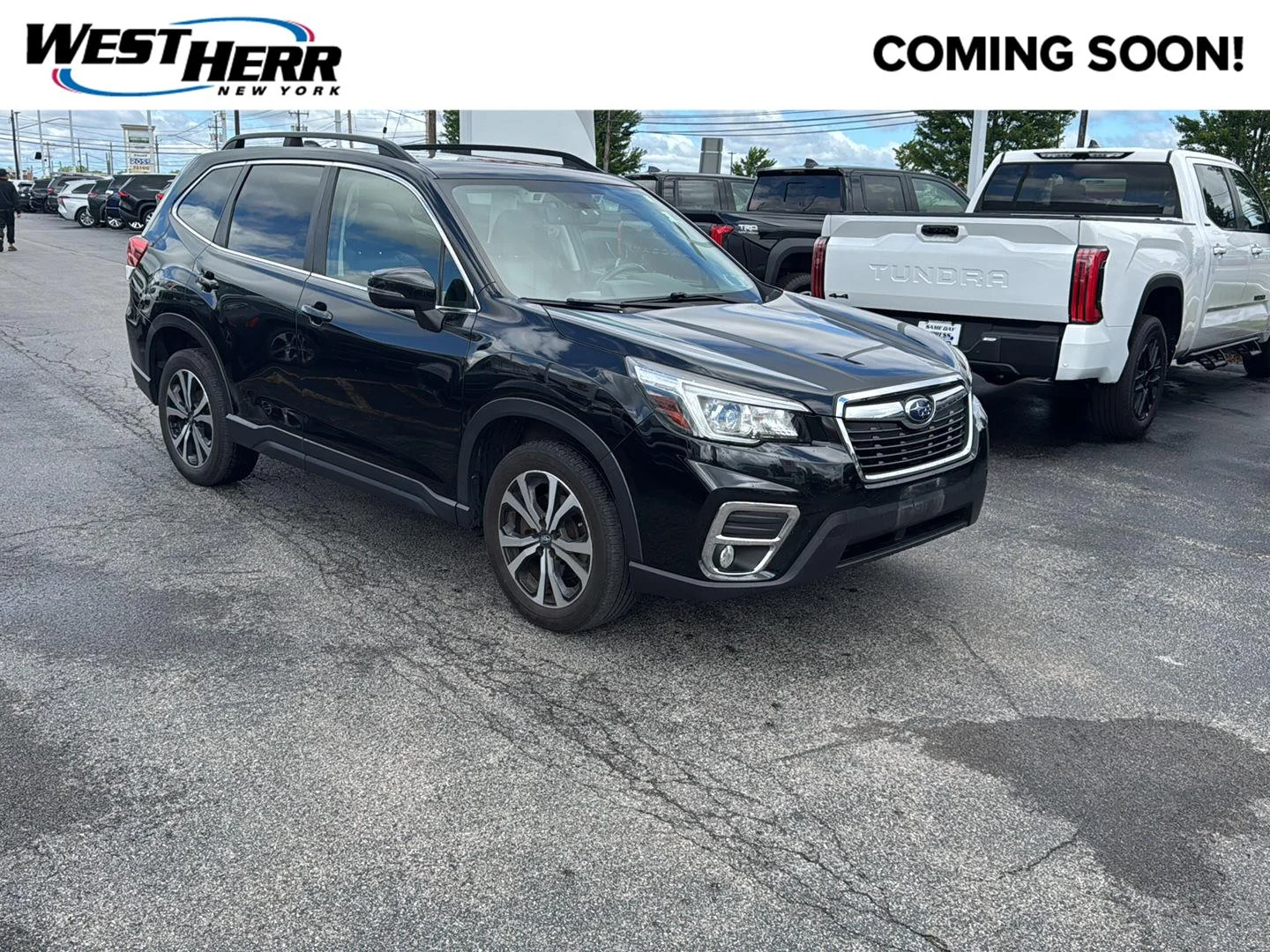 Used 2019 Crystal Black Silica Subaru Limited image 1
