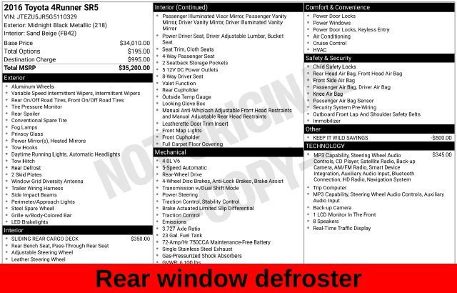 Used 2016 Black Toyota SR5 image 14