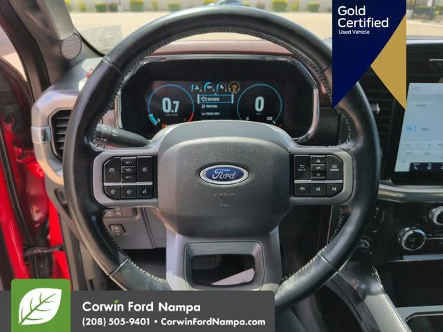 Certified Used 2021 Red Ford Lariat image 16